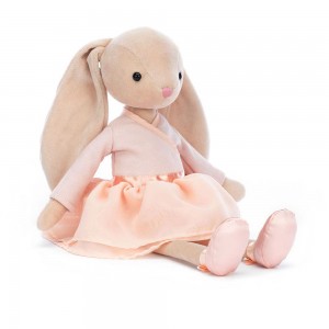 Jellycat Lila Ballerina Bunny 35cm x 8cm x 7cm Animals Beige | Deutschland 536-RUTGZD