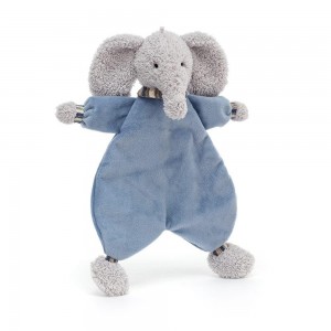Jellycat Lingley Elephant Soother 14cm x 34cm x 34cm Baby & Books Grau | Deutschland 327-TFEGVI