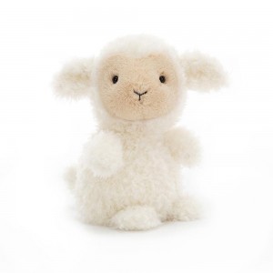 Jellycat Little Lamb 7.1in x 3.9in x 3.1in Animals Weiß | Deutschland 738-CNASQP