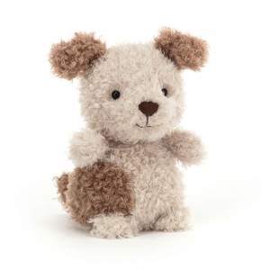 Jellycat Little Pup 7.1in x 3.9in x 3.1in Animals Braun | Deutschland 694-FBILPE