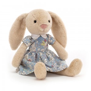 Jellycat Lottie Bunny Floral 27cm x 7cm x 5cm Animals Beige | Deutschland 014-CDXBZM