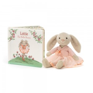 Jellycat Lottie The Ballet Bunny Book and Lottie Bunny Ballet Discover Rosa | Deutschland 287-KPDETB