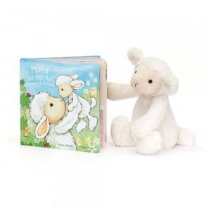 Jellycat Mami Hat Dich Lieb, Lammchen Schnuck Buch and Bashful Lamb Medium Discover Weiß | Deutschland 082-DFMYXA