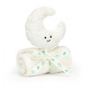 Jellycat Moon Soother 10cm x 34cm x 34cm Amuseables Weiß | Deutschland 872-QVDSXC