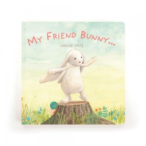 Jellycat My Friend Bunny Book 23cm x 23cm x 2cm Baby & Books Weiß | Deutschland 528-OHTAQK