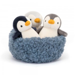 Jellycat Nesting Penguins 11cm x 13cm x 13cm Animals Grau | Deutschland 689-AEWDVP