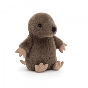 Jellycat Nippit Mole 14cm x 7cm x 6cm Animals Braun | Deutschland 087-BPZEIN