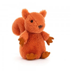 Jellycat Nippit Squirrel 14cm x 7cm x 6cm Animals Orange | Deutschland 697-GJYZEM