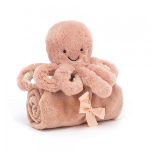 Jellycat Odell Octopus Soother 28cm x 18cm x 7cm Baby & Books Orange | Deutschland 817-VDXSJT