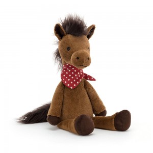 Jellycat Orson Horse 15in x 4.3in x 3.9in Animals Braun | Deutschland 596-UQBSFK