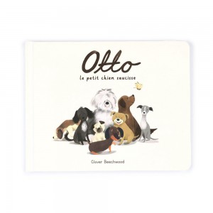 Jellycat Otto Le Petit Chien Saucisse Livre 18cm x 23cm x 2cm Baby & Books Weiß | Deutschland 025-JIWOYG