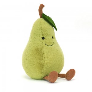 Jellycat Pear 24cm x 13cm x 12cm Amuseables Grün | Deutschland 705-UOIQBE