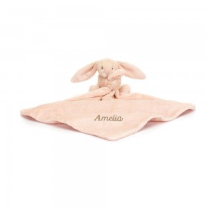 Jellycat Personalised Bashful Blush Bunny Soother 56cm x 70cm x 9cm Baby & Books Rosa | Deutschland 941-IMFHOD