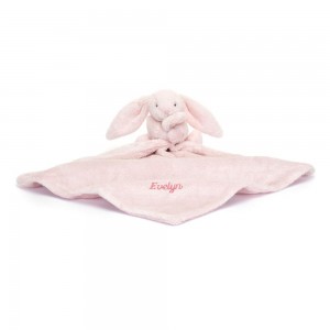 Jellycat Personalised Bashful Bunny Soother 15cm x 34cm x 34cm Baby & Books Rosa | Deutschland 042-VWLOMP