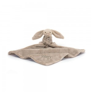 Jellycat Personalised Bashful Bunny Soother 15cm x 34cm x 34cm Baby & Books Beige | Deutschland 243-IZTGFR