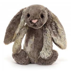 Jellycat Personalised Bashful Cottontail Bunny Medium 31cm x 12cm x 9cm Discover Braun | Deutschland 038-TROALN