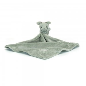 Jellycat Personalised Bashful Dragon Soother 15cm x 34cm x 34cm Baby & Books Grün | Deutschland 293-FESWOB