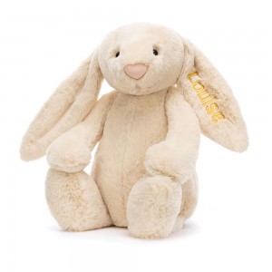 Jellycat Personalised Bashful Luxe Bunny Willow Huge 31cm x 12cm x 9cm Discover Beige | Deutschland 062-XFKAQI
