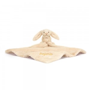 Jellycat Personalised Bashful Luxe Bunny Willow Soother 15cm x 34cm x 34cm Baby & Books Beige | Deutschland 630-QULZJO