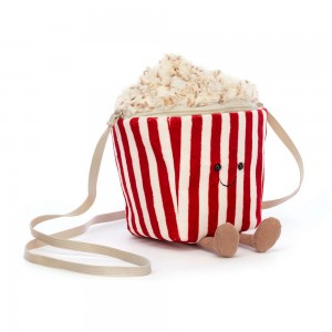 Jellycat Popcorn 19cm x 12cm x 12cm Tasche Rot | Deutschland 037-UBCVAS