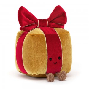 Jellycat Present 13cm x 11cm x 11cm Amuseables Gelb | Deutschland 943-PIWGKN