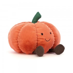 Jellycat Pumpkin 19cm x 23cm x 23cm Amuseables Orange | Deutschland 571-ZWPKIS