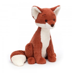 Jellycat Quinn Fox 38cm x 22cm x 20cm Animals Orange | Deutschland 189-TZWQKC