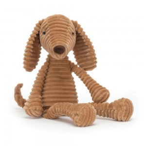 Jellycat Ribble Dog 14.2in x 4.3in x 3.5in Animals Braun | Deutschland 768-RKBWTI