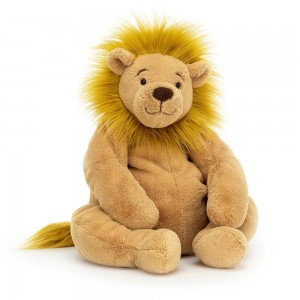 Jellycat Rumpletum Lion 27cm x 21cm x 22cm Animals Gelb | Deutschland 935-DLHNAY