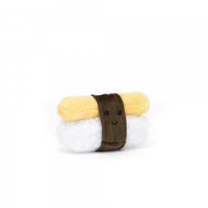 Jellycat Sassy Sushi Egg 5cm x 7cm x 3cm Amuseables Gelb | Deutschland 529-FHWIJA