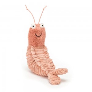 Jellycat Sheldon Shrimp 17cm x 7cm x 22cm Animals Rosa | Deutschland 923-GUKVDX