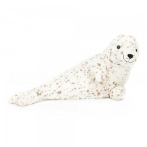 Jellycat Sigmund Seal 19cm x 11cm x 33cm Animals Weiß | Deutschland 458-TPECRW