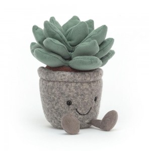 Jellycat Silly Succulent Azulita 16cm x 7cm x 6cm Amuseables Grün | Deutschland 654-CFHKLW