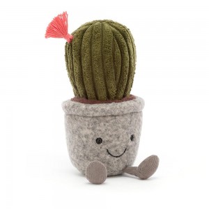 Jellycat Silly Succulent Barrel Cactus 19cm x 7cm x 7cm Amuseables Grün | Deutschland 896-JXDZEK