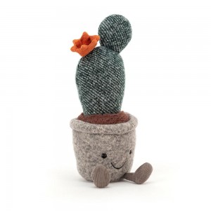 Jellycat Silly Succulent Prickly Pear Cactus 24cm x 7cm x 6cm Amuseables Grün | Deutschland 920-RDEUGO