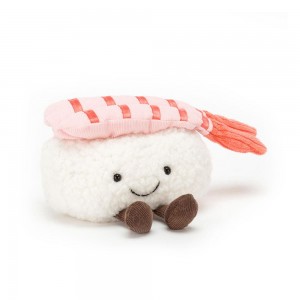 Jellycat Silly Sushi Nigiri 11cm x 11cm x 7cm Amuseables Weiß | Deutschland 469-MXJQFL
