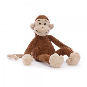 Jellycat Slackajack Monkey 36cm x 9cm x 8cm Animals Braun | Deutschland 354-SAGZBL