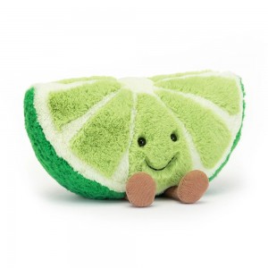 Jellycat Slice of Lime 18cm x 25cm x 11cm Amuseables Grün | Deutschland 805-YRUWPV