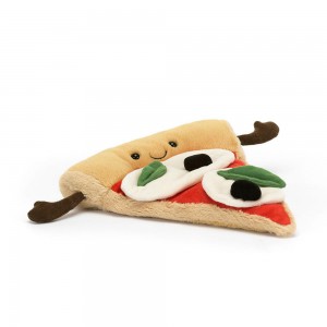 Jellycat Slice of Pizza 23cm x 19cm x 5cm Amuseables Beige | Deutschland 512-KQUXBI