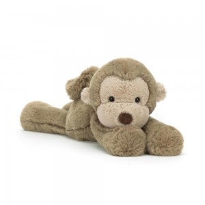 Jellycat Smudge Monkey 13cm x 11cm x 24cm Animals Braun | Deutschland 573-BMYRPU