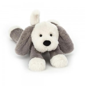 Jellycat Smudge Puppy 5.1in x 4.3in x 9.4in Animals Grau | Deutschland 147-QANHMC