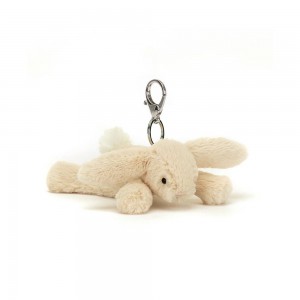 Jellycat Smudge Rabbit 13cm x 6cm x 16cm Bag Charm Beige | Deutschland 625-AZHYCE