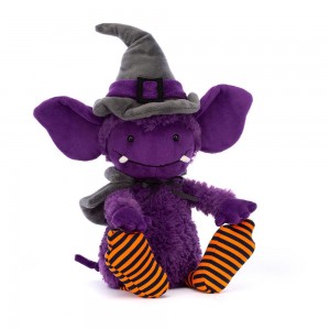 Jellycat Spooky Greta Gremlin 30cm x 10cm x 9cm Animals Lila | Deutschland 038-SXGOTB