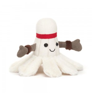 Jellycat Sports Badminton 12cm x 15cm x 14cm Amuseables Weiß | Deutschland 017-SELGFZ