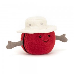Jellycat Sports Cricket Ball 10cm x 9cm x 9cm Amuseables Rot | Deutschland 759-MLIKRD
