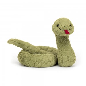 Jellycat Stevie Snake 19cm x 10cm x 24cm Animals Grün | Deutschland 691-KZOQLF