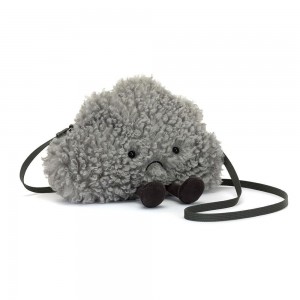 Jellycat Storm Cloud 20cm x 24cm x 5cm Tasche Grau | Deutschland 745-YVOQZU