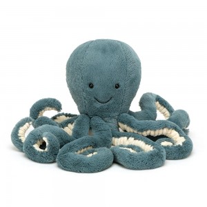 Jellycat Storm Octopus 27cm x 10cm x 10cm Animals Blau | Deutschland 374-AQSVFR