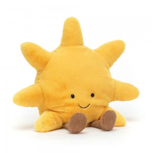 Jellycat Sun 31cm x 30cm x 11cm Amuseables Gelb | Deutschland 046-LKMOGY
