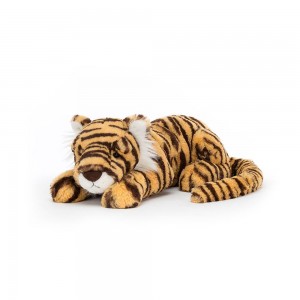 Jellycat Taylor Tiger 13cm x 14cm x 36cm Animals Gelb | Deutschland 865-TFUZCW